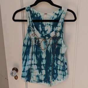 Free people tie dye top